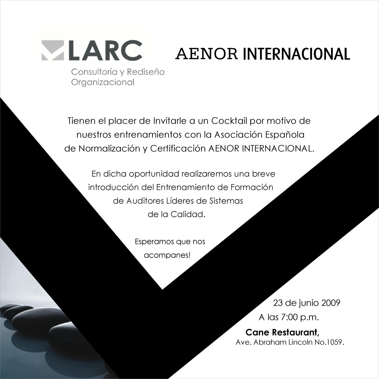 Invitación LARC
